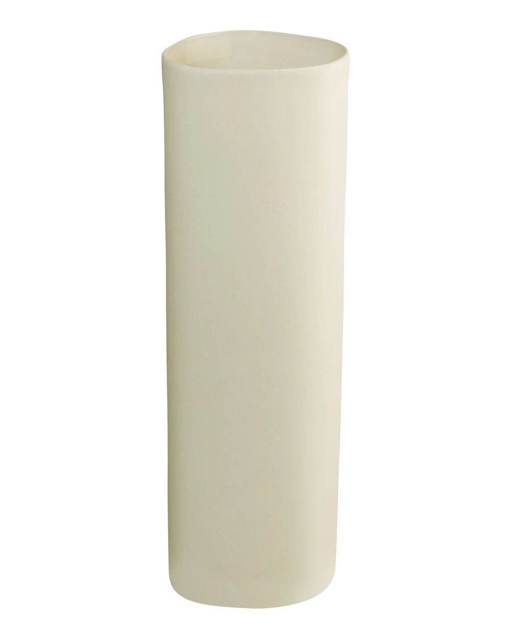 Vase, Zylinder, Kunststoff, Beige, hohe_illustriert