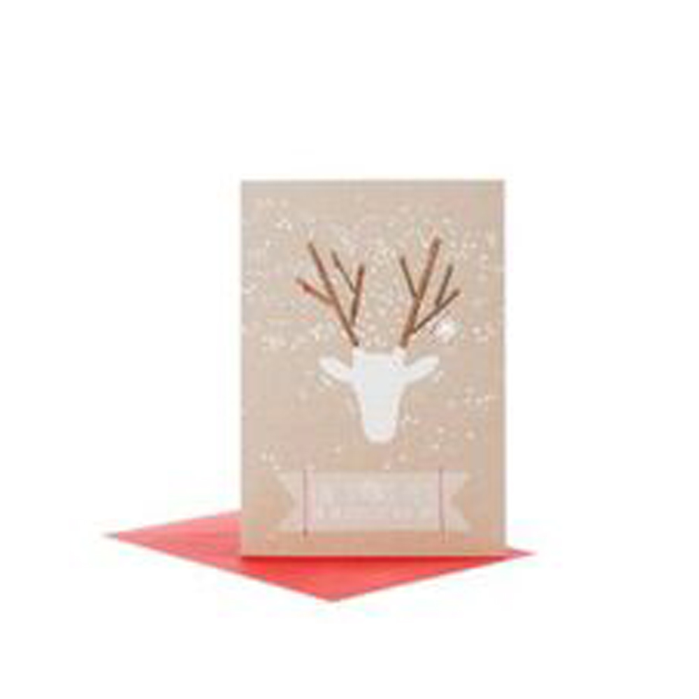 AB12047 Karte mit Geweih