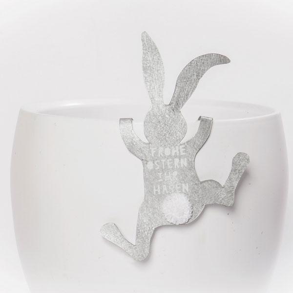 Kletterhasen "Frohe Ostern ihr Hasen"
