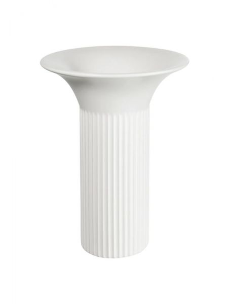 Artea Vase weiß 16,5 cm