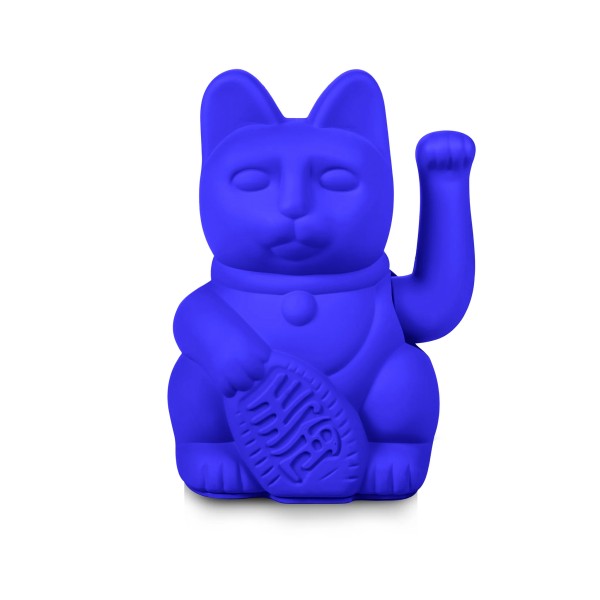 Winkekatze "Lucky Cat" Royal Blue