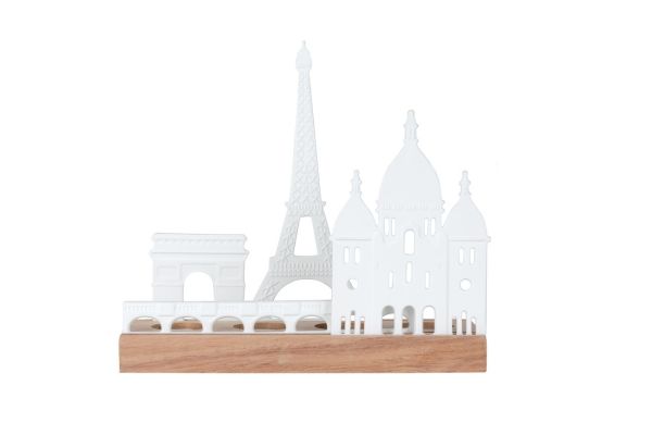 Lichtobjekt Stadtsilhouette Paris