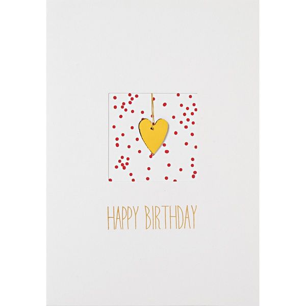 Fensterkarte "Happy Birthday"