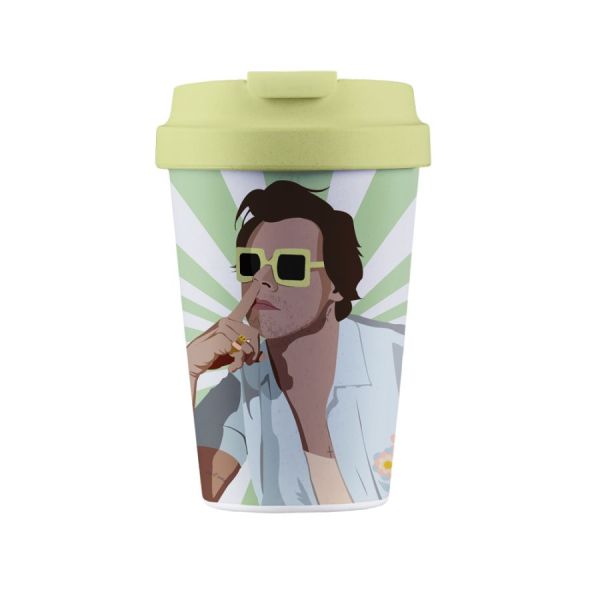 To-Go-Becher Bioloco easy cup "Golden" Harry Style