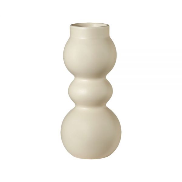 Vase, cream, 19 cm