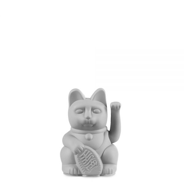 Mini Winkekatze "Lucky Cat Grey"