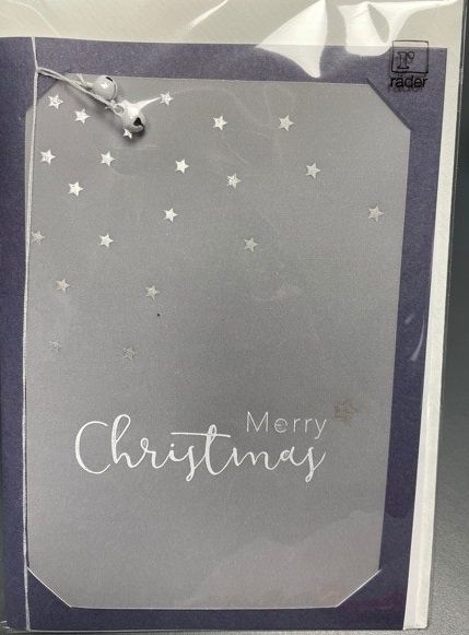 Glockenkarte "Merry Christmas"