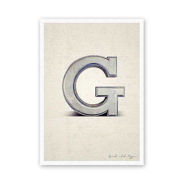 Postkarte - "G"