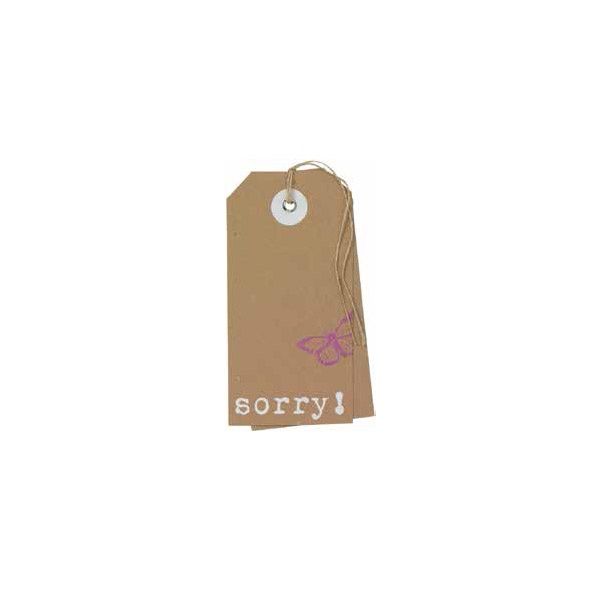 Hangtag Karte "Sorry"
