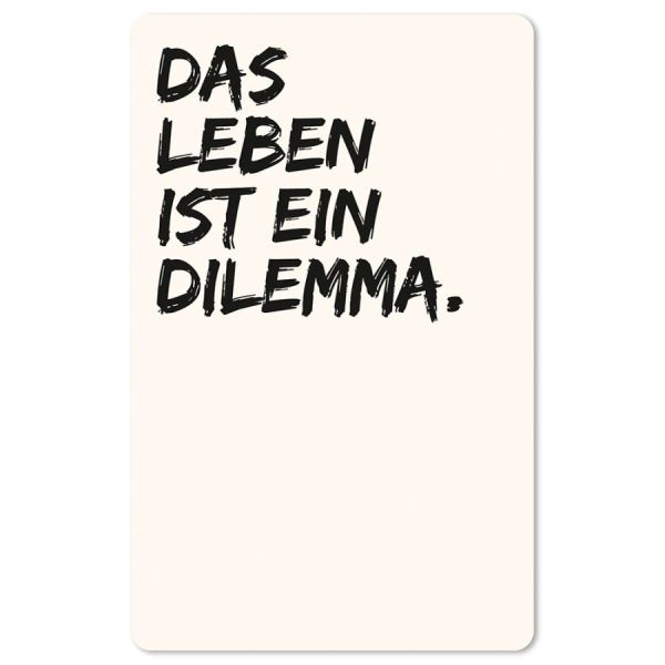 Lunacard Postkarte "Dilemma"