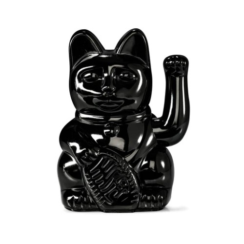 Winkekatze Lucky Cat | Glossy Black
