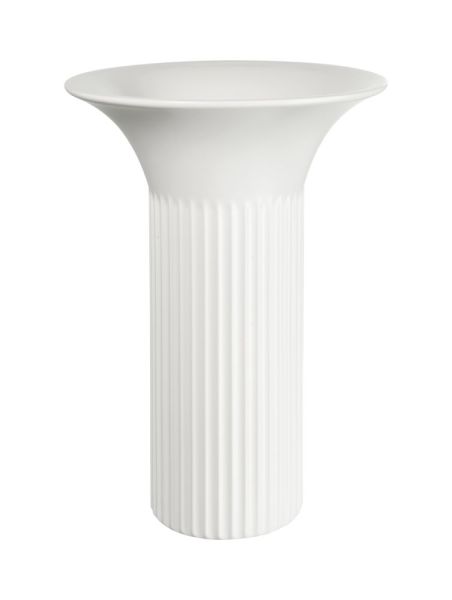 Artea Vase weiß 21 cm