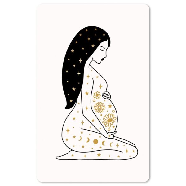 Lunacard Postkarte "Pregnant"