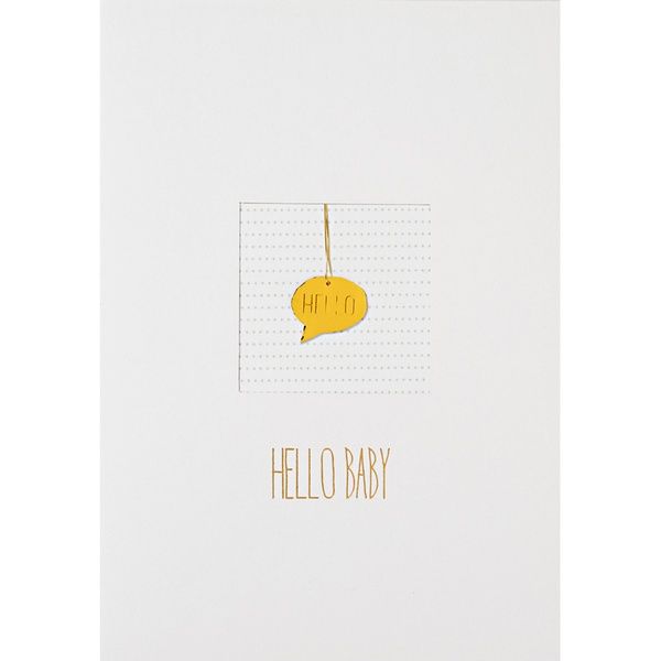Fensterkarte "Hello Baby"