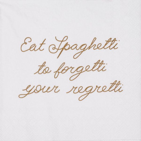 Serviette "Eat Spaghetti"