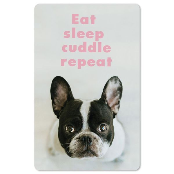 Lunacard Postkarte "Eat sleep cuddle"