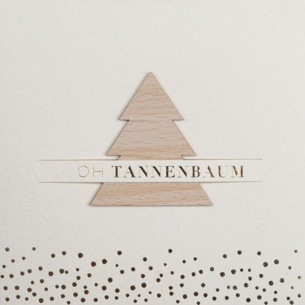 XL Steckkarte "Oh Tannenbaum"
