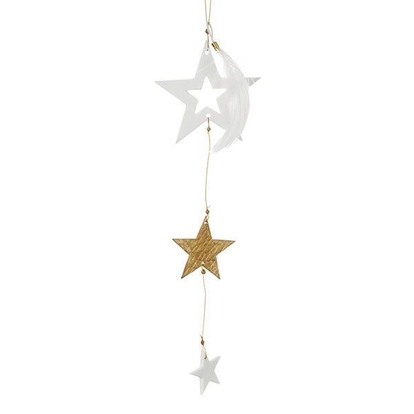 Goldstern Ornament "Weißer Stern"