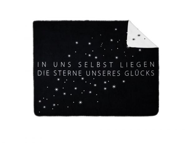 Mondnacht Decke "Die Sterne des Glücks" 150x200 cm
