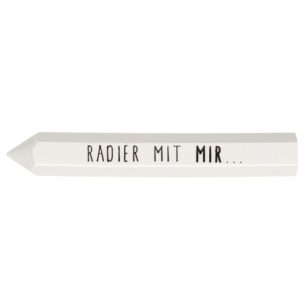 Radierstift "Radier mit mir ..."