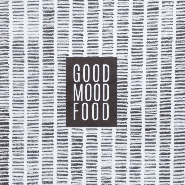 Serviette "good mood food"