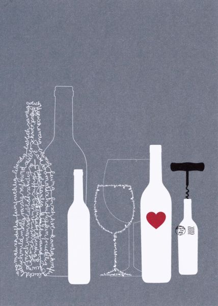Weinkarte "Flaschen"