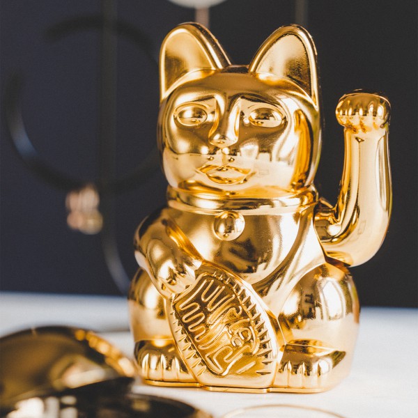 Lucky Cat Special / Winkekatze / gold, Donkey Products, NEUES