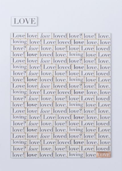 Wörterkarte Love