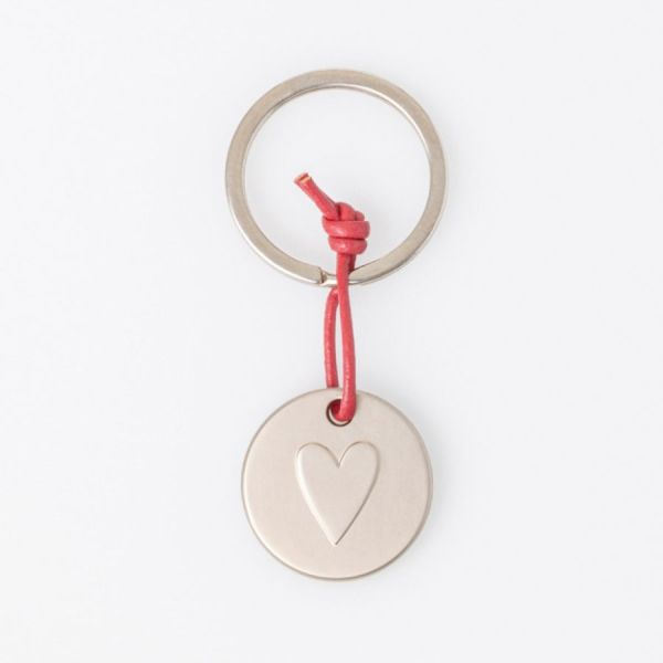 Schlüsselanhänger "Schlüssel zum Glück Herz"