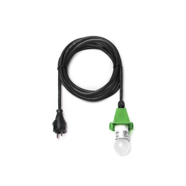Kabel für Außenbereich & Abdeckplatte Grün, 5 m