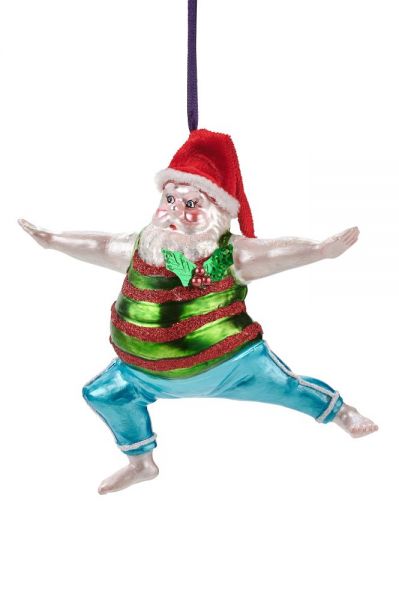 Hänger Yoga Santa, Krieger-Haltung